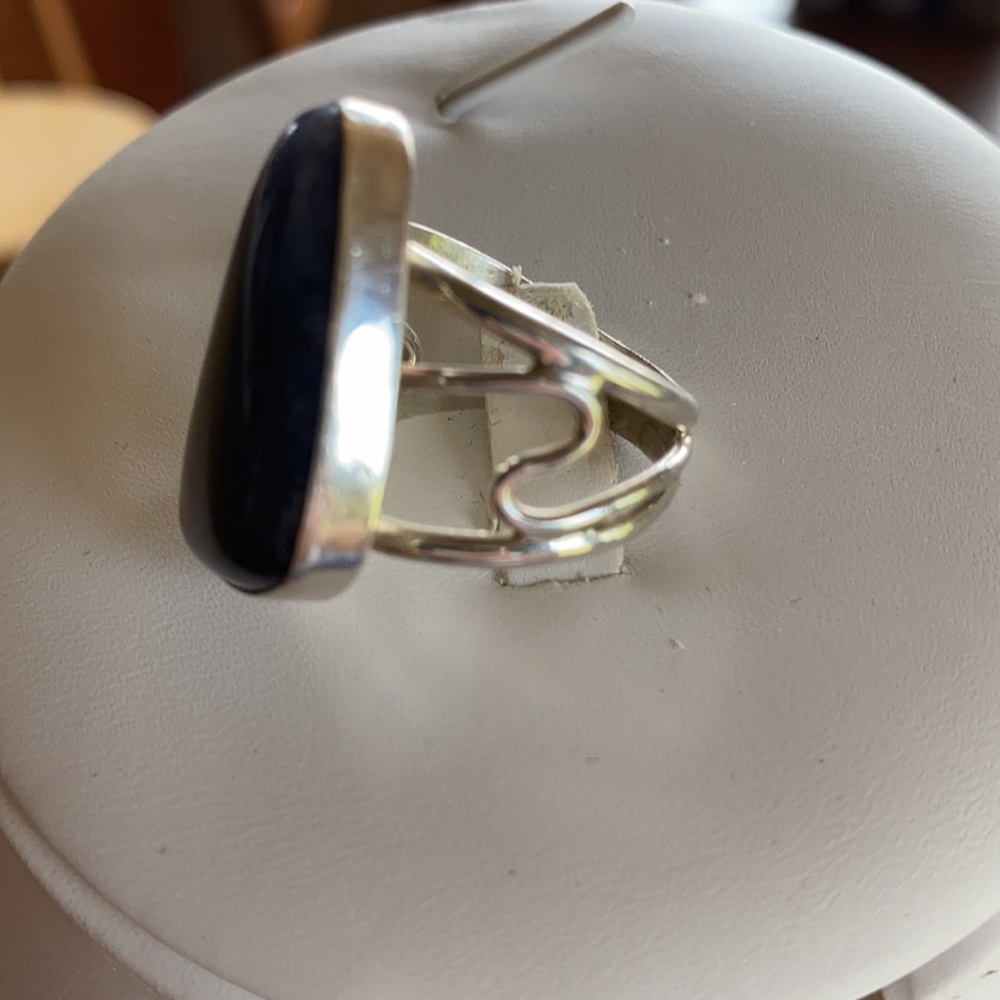 Jay King free form chalcedony open shank sz9 ring - Picture 2 of 13